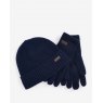 BEANIE CARLTON & GLOVES NVY GIFT SET