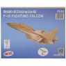 Quay F-16 Fighting Falcon Wooden Craft Kit