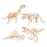Quay Dinosaur Set 3 Wooden Craft Kit Assorted