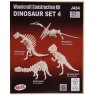 Quay Dinosaur Set 4 Wooden Craft Kit Assorted