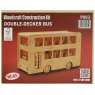 Quay Double Decker Bus Wooden Craft Kit
