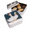 BISCUITS ASST 400G XMAS GEESE TIN