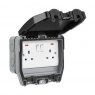 SOCKET SWITCHED WP 2G 13A