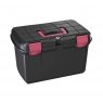 TACK BOX MEDIUM BLACK/FUSCHIA
