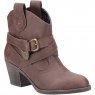 BOOT SATIRE 8 BRN ANKLE
