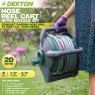 Dekton Hose Reel Cart With Nozzle 20m