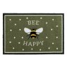 DOORMAT BEE GRN 50X75CM WASHABLE