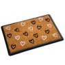 DOORMAT HEART REPEAT 40X60CM RUBBER COIR