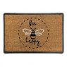 DOORMAT BEE HAPPY 40X60CM RUBBER & COIR