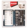 Makita Makita Screw Bit & Ratchet Set 1/4" 21 Piece