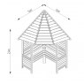 Forest Garden Forest Garden Venetian Corner Arbour