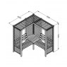 Forest Garden Forest Garden Firenze Corner Arbour