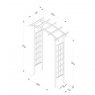 Forest Garden Forest Garden Classic Dome Top Arch
