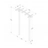 Forest Garden Forest Garden Hanbury Dome Top Arch