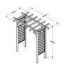 Forest Garden Forest Garden Large Ultima Pergola Arch