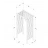 Forest Garden Forest Garden Slatted Arch