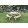 Forest Garden Forest Garden Circular Picnic Table