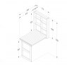 Forest Garden Forest Garden Fold Down Wall Garden Bar
