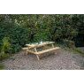 Forest Garden Forest Garden Rectangular Picnic Table 1.7m
