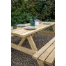 Forest Garden Forest Garden Rectangular Picnic Table 1.7m
