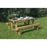 BENCH SLEEPER 1.8M & REFECTORY TABLE