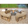 Forest Garden Forest Garden Curved Firepit Bench 2 Pack