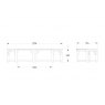 Forest Garden Forest Garden Curved Firepit Bench 2 Pack