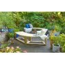 Forest Garden Forest Garden Curved Firepit Bench 2 Pack