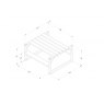 Forest Garden Forest Garden Colour Block Picnic Bench