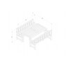 Forest Garden Forest Garden Rosedene Benches & Table Set 1