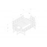 Forest Garden Forest Garden Rosedene Benches, Chairs & Table Set 2
