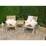 CHAIR & TABLE SET SLATTED