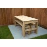DINING TABLE & BENCH SET