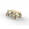 Forest Garden Forest Garden Dining Table & Bench Set