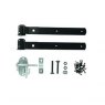 PADBOLT SET BLK ZINC