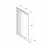 Forest Garden Forest Garden Board Gate 6ft