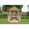 Forest Garden Forest Garden Premium Hexagonal Garden Gazebo With Thatched Roof