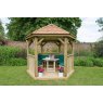 Forest Garden Forest Garden Premium Hexagonal Garden Gazebo With Cedar Roof