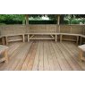 Forest Garden Forest Garden Premium Oval Garden Gazebo With Timber Roof