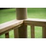 Forest Garden Forest Garden Premium Square Garden Gazebo With Timber Roof 3.5m