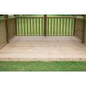 Forest Garden Forest Garden Premium Square Garden Gazebo With Timber Roof 3.5m
