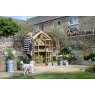 Forest Garden Forest Garden Georgian Tall Wall Greenhouse With Auto Vent