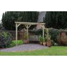 Forest Garden Forest Garden Slotted Corner Pergola