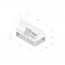 Forest Garden Forest Garden Large Raised Ark Chicken Coop
