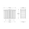 Forest Garden Forest Garden Apex Large Outdoor Store