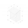 Forest Garden Forest Garden Pent Log Store