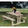 Churnet Valley Lunar 4 Seater Bench