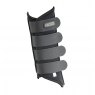 BOOT BRUSHING L BLK NEOPRENE GUARD HY