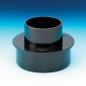 DOWN PIPE ADAPTOR 110-68MM RND BLK