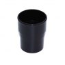 DOWN PIPE SOCKET RND BLK